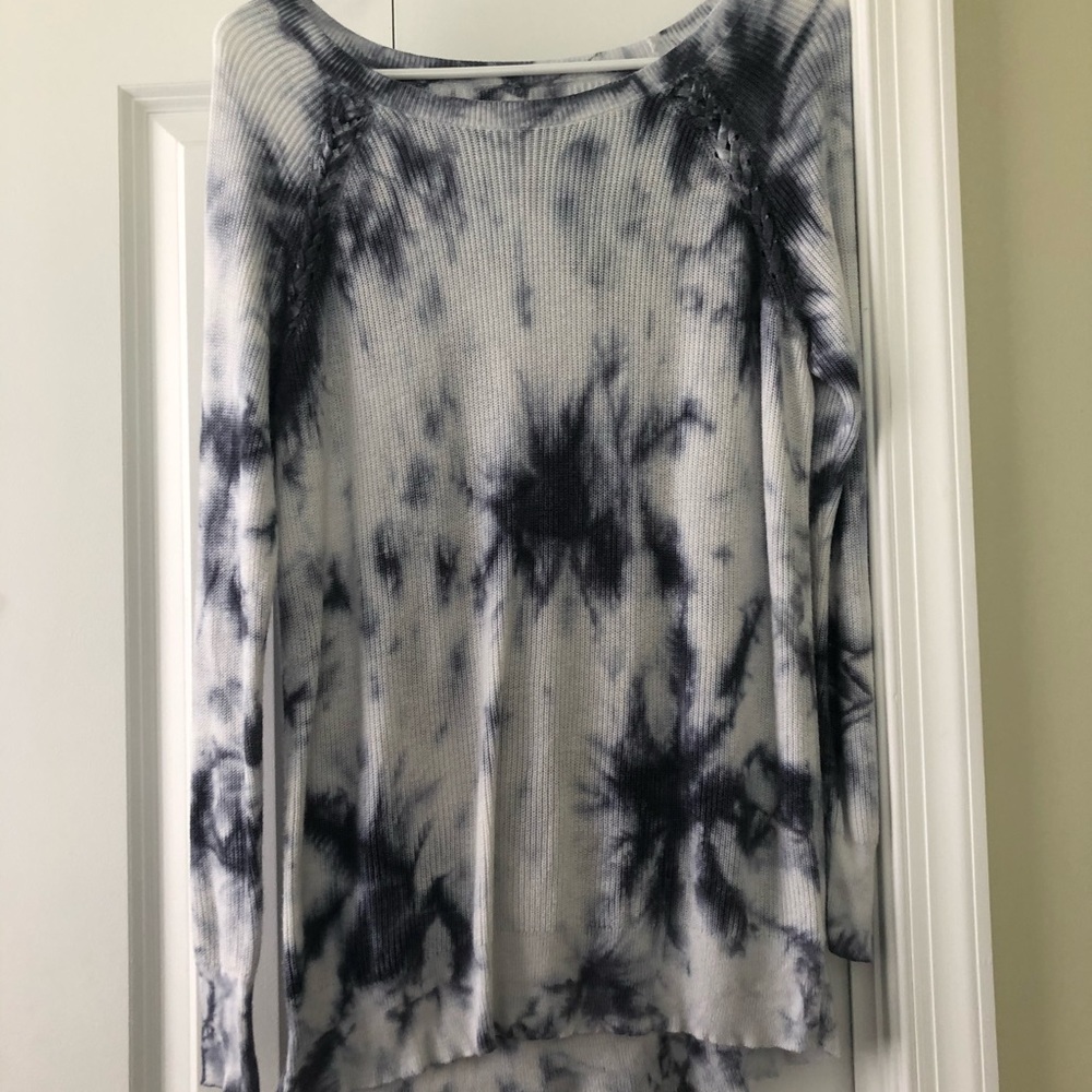 Grey Tie Dye Sweater